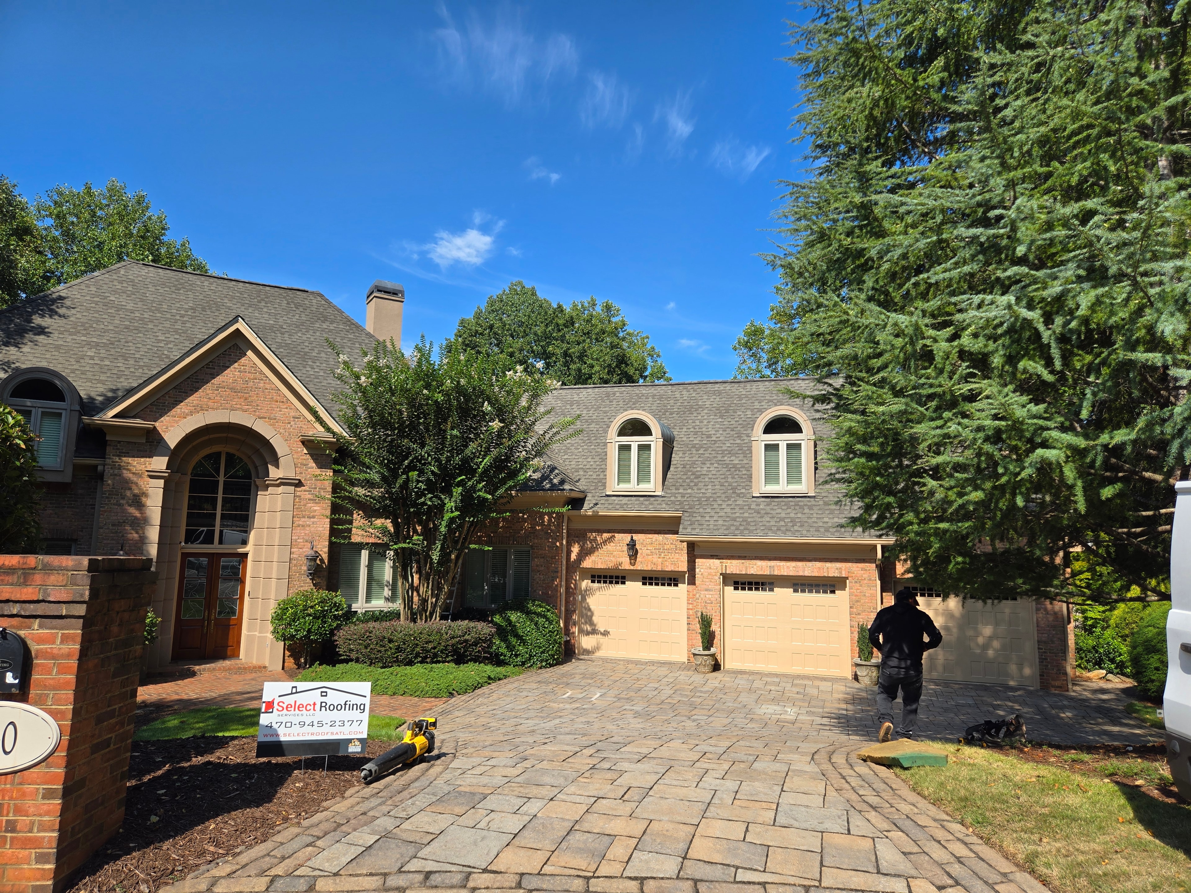 Roof replacement on Brayward Chase Roswell GA