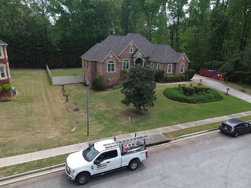 Full roof replacement on Norwood Stockbridge GA