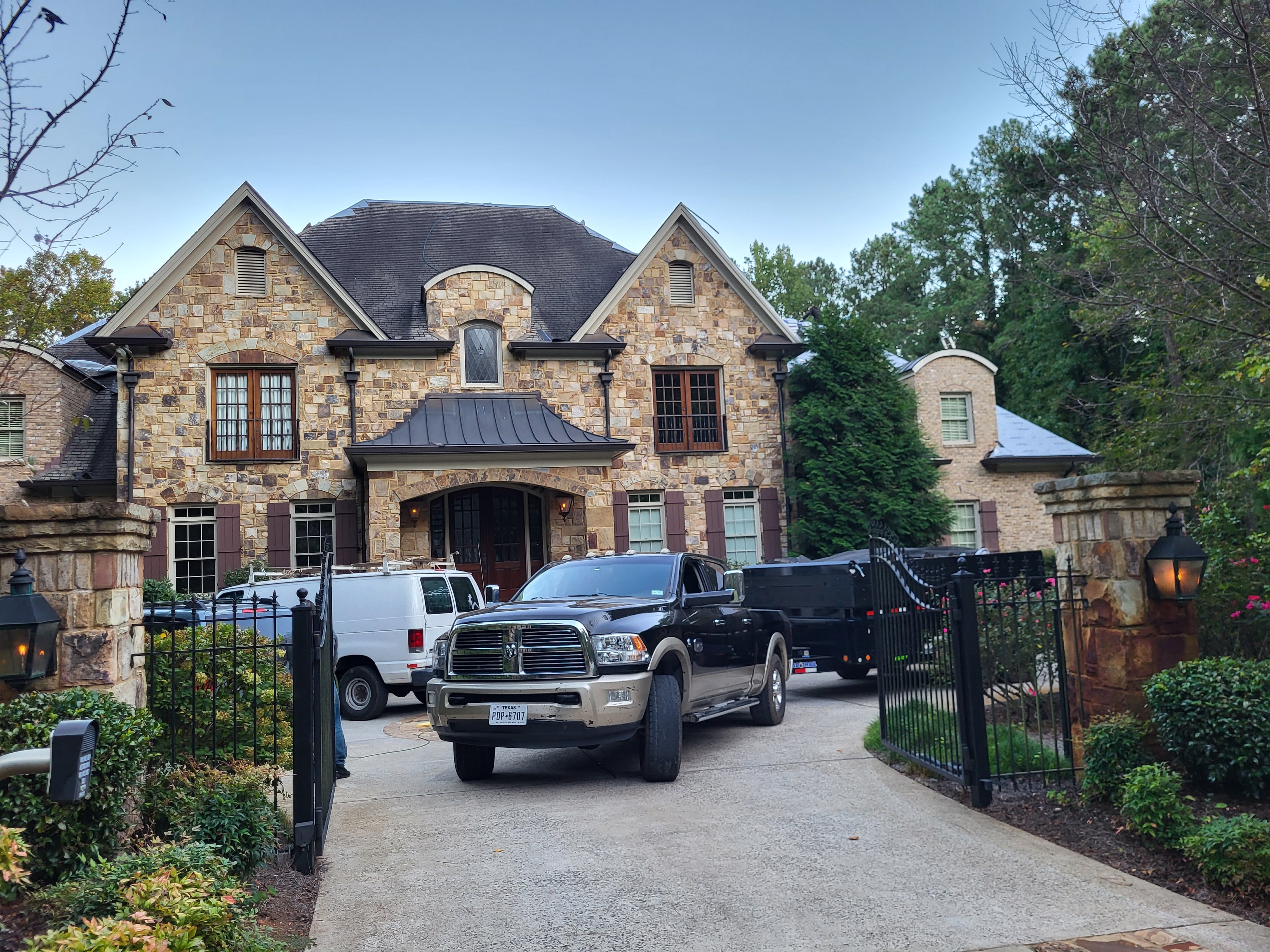 Roof replacement on Hampton Walk Marietta GA