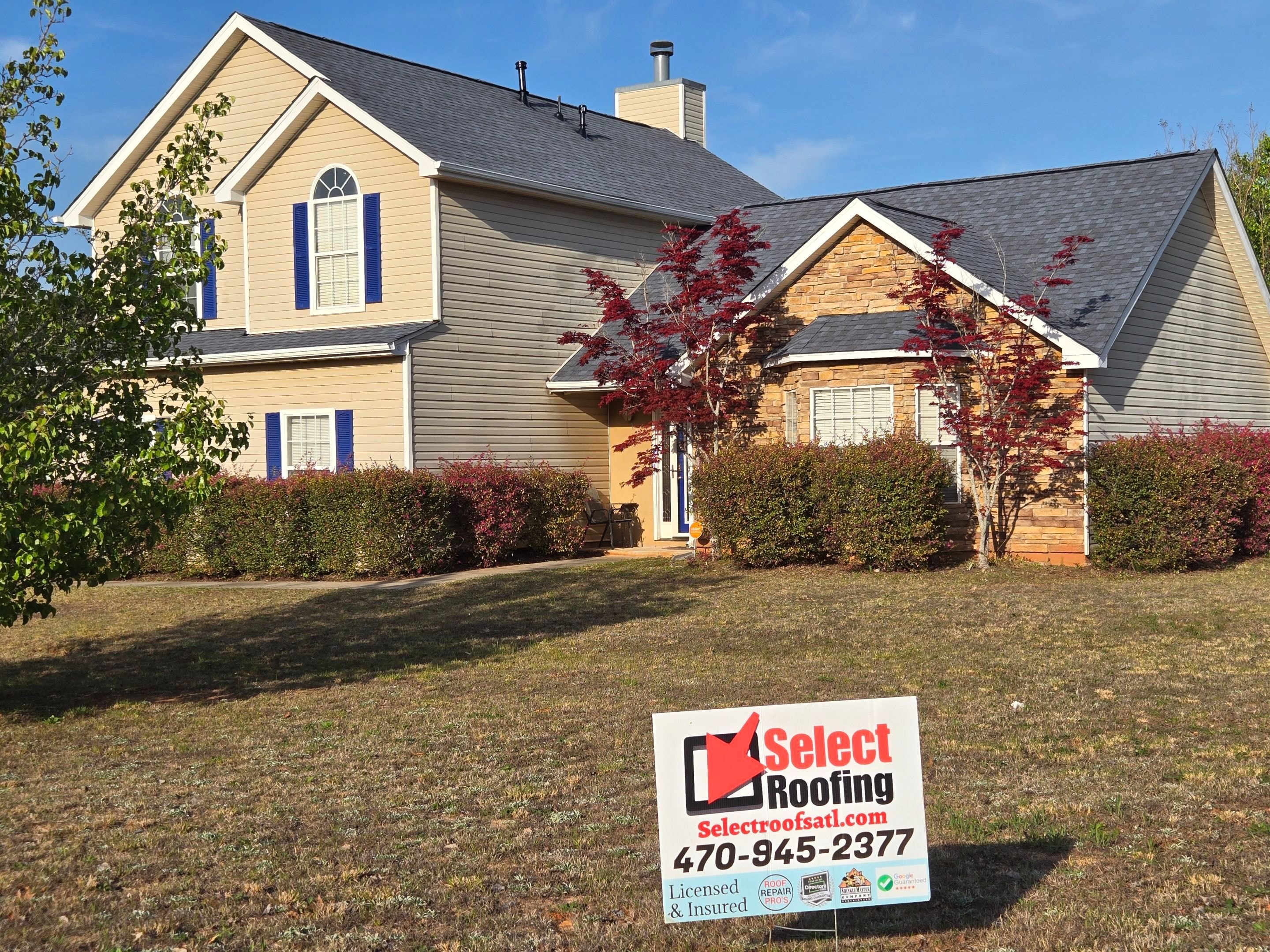 Roof replacement on Audrey Chase Hampton GA