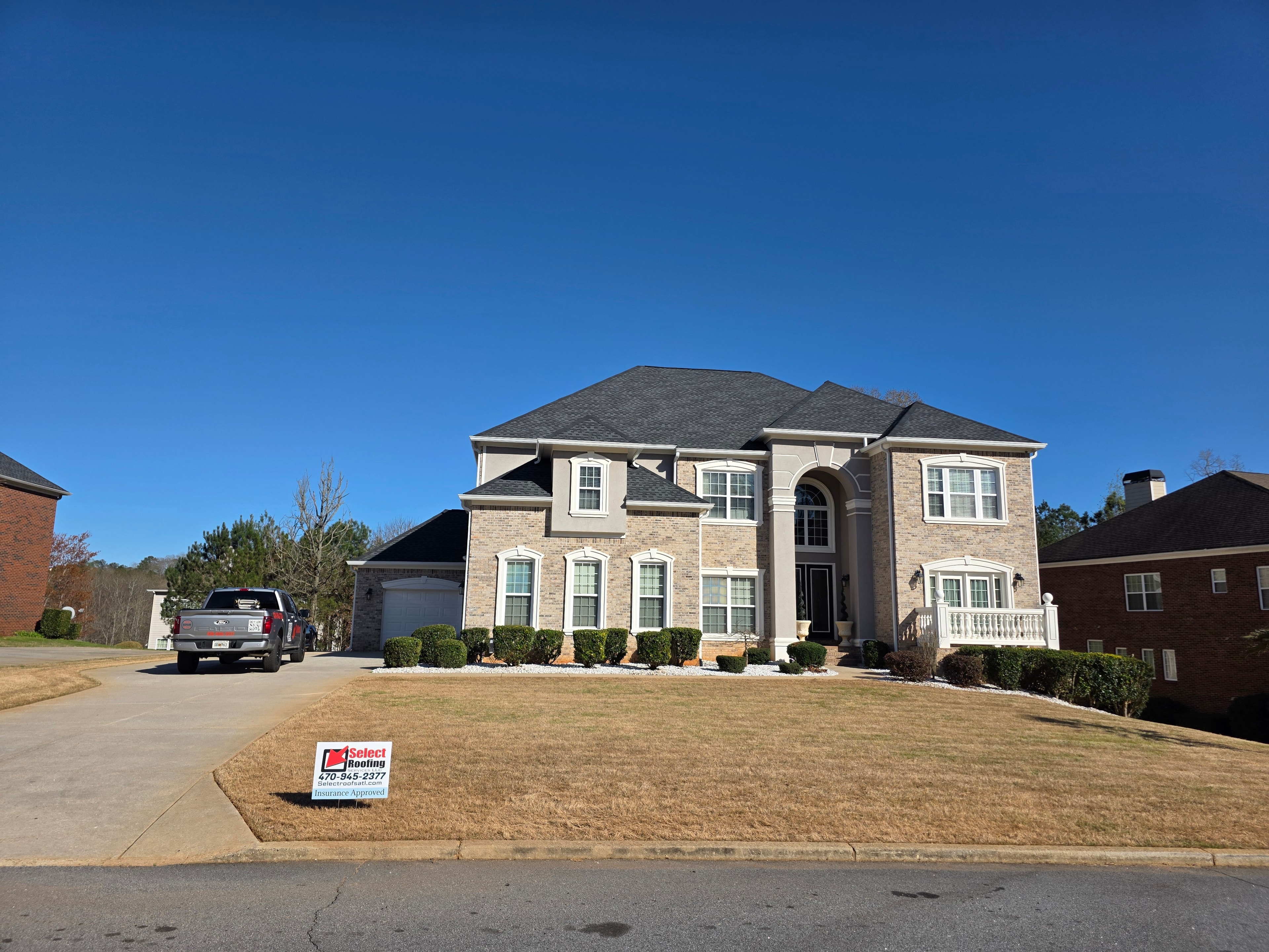 Roof replacement at 4533 River Vista Rd Ellenwood GA